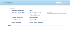 Desktop Screenshot of 1-ad.com